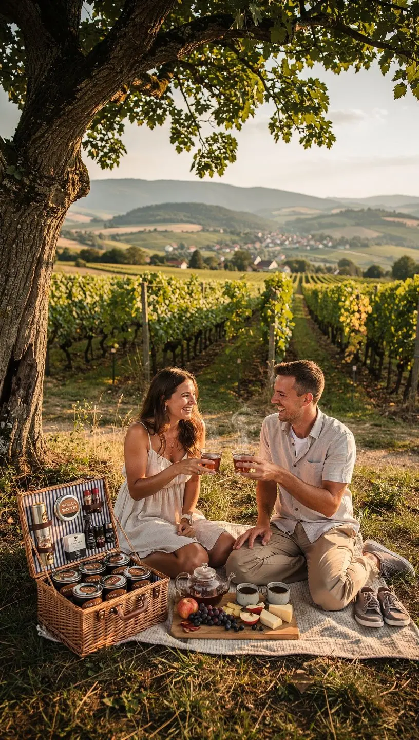 Zblízka pohľad na sušené čajové lístky s nádychom vanilky.